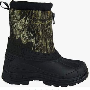 Kids Camouflage Winter Boots